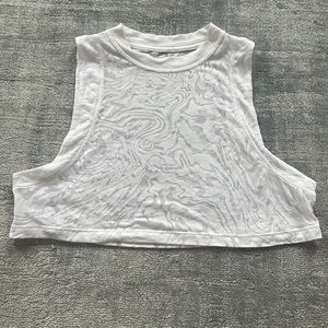Lululemon- Cropped sheer muscle tank